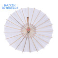 Wholesale Fashionable Multipurpose Children DIY Customized White Color Chinese Oil Paper Umbrella For Wedding Decoration Parasol